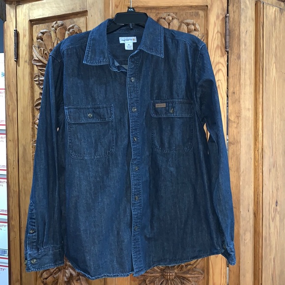 Carhartt Other - Looks new! Carhartt size XL cotton button up shirt